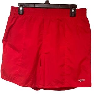 Speedo Red Men’s Volley swim trunks